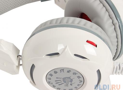 Гарнитура  A4Tech Bloody G300 white (2.2м)