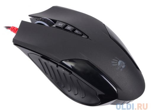 Набор игровой A4-Tech Bloody Наушники с микрофоном A4 G500 + Мышка V5 + Коврик B-072 черный/красный 2.2м мониторы (V5G5PB72)