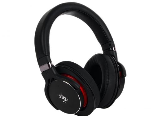 Гарнитура  A4Tech Bloody M550 Black Проводные / Полноразмерные с микрофоном / Черный / 10 Гц - 22 кГц / 103 дБ / Одностороннее / Mini-jack / 3.5 мм