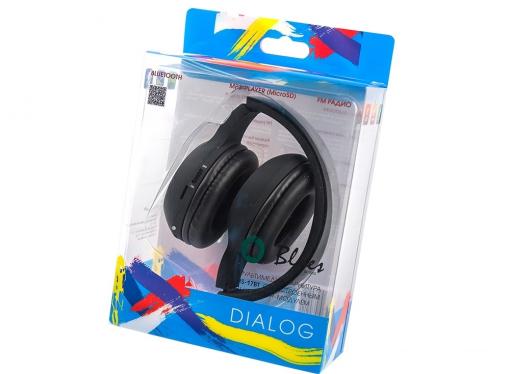 Гарнитура Dialog Blues HS-17BT black (c рег. громкости)
