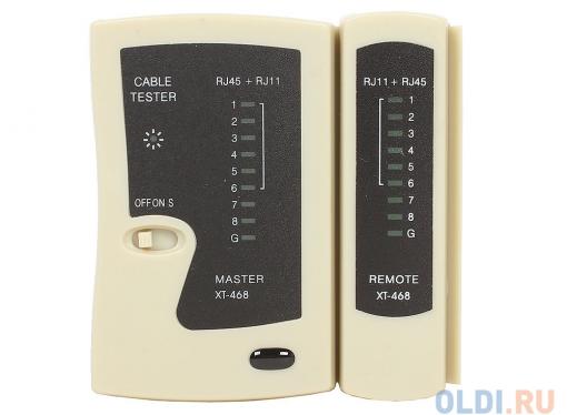 LAN тестер  XT-468 для RJ-45, RJ-12  (LY-CT005)