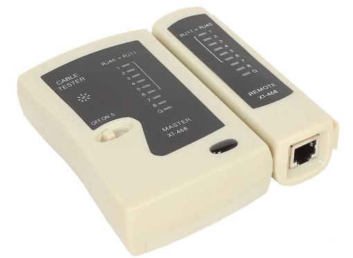 LAN тестер  XT-468 для RJ-45, RJ-12  (LY-CT005)