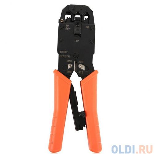 Клещи обжимные Telecom HT-200R/2008R (RJ-45, RJ-11, RJ-12(UTP)) 4P/6P/8P
