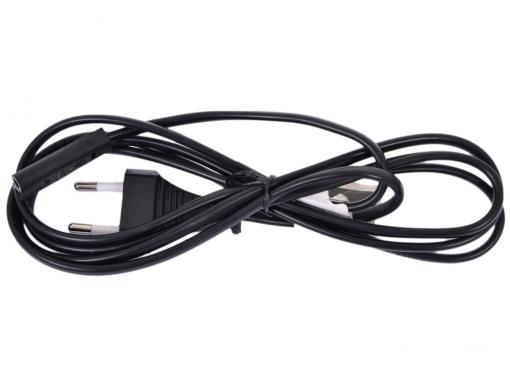 Кабель питания для ноутбуков, аудио/видео техники Gembird PC-184-VDE-0.5М, 0,5м, VDE, 2-pin, черный, пакет