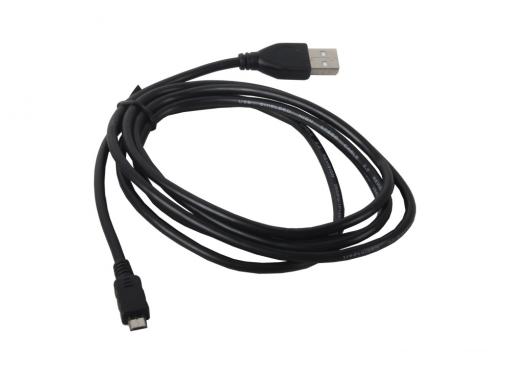 Кабель USB 2.0 AM/microB 5P (micro USB) 1.8м Pro Gembird, черный, пакет, CCP-mUSB2-AMBM-6
