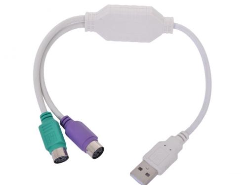 Кабель-адаптер USB AM -2xPS/2 Gembird UAPS 12, блистер