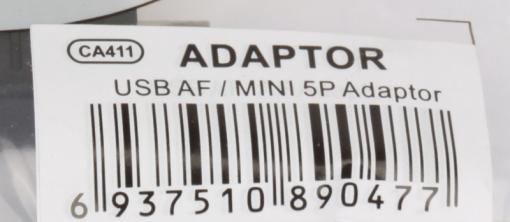 Переходник USB 2.0 AF/miniB 5P  VCOM {CA411}