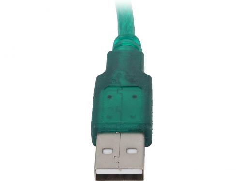 Кабель USB 2.0 AM/BM 1.8м Vcom прозрачная  изоляция