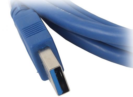 Кабель ORIENT MU-310, кабель USB 3.0 A-mini B USB 3.0 10pin (1.8м), синий