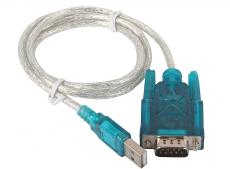 Кабель-адаптер USB AM - COM DB9M(RS232) Orient USS-102  1.2 метра, крепление COM винты, ret