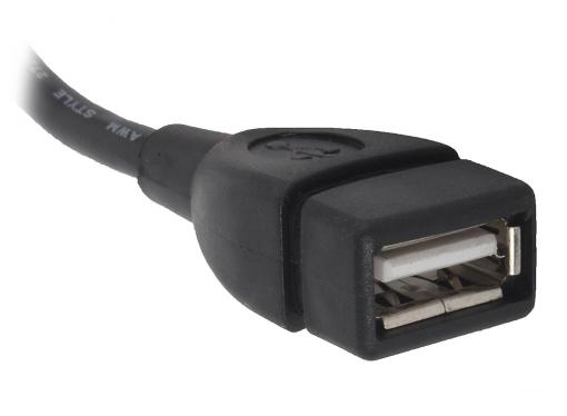 Кабель miniUSB OTG 0.15м Gembird/Cablexpert A-OTG-AFBM-002 USBAF/MiniBM, пакет