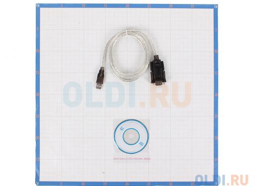 Кабель-адаптер USB AM - COM DB9M(RS232) Orient USS-101N18, 1.8м, крепление винты