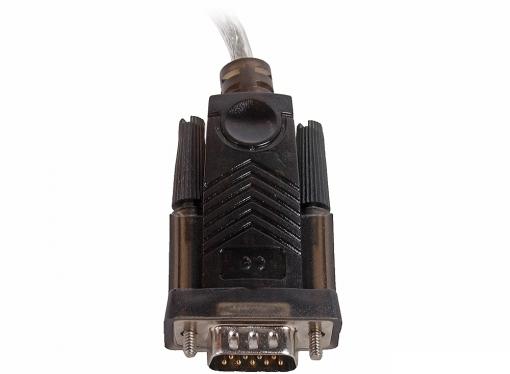 Кабель-адаптер USB AM - COM DB9M(RS232) Orient USS-101N18, 1.8м, крепление винты
