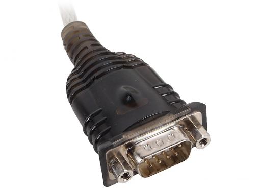 Кабель-адаптер USB AM - COM DB9M(RS232) Orient USS-111N18, 1.8м, крепление гайки
