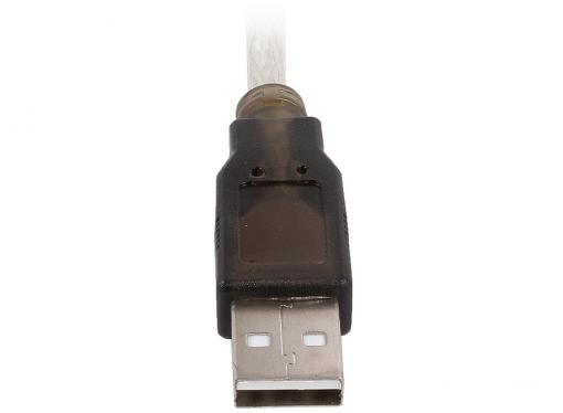 Кабель-адаптер USB AM - COM DB9M(RS232) Orient USS-111N18, 1.8м, крепление гайки