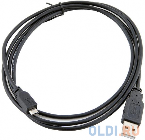 Кабель microUSB 1.5м VCOM VUS6945-1.5MO USB2.0 Am-micro-B 5P, черный