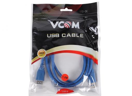 Кабель удлинительный VCOM USB3.0 Am-Af 1,8m (VUS7065-1.8M)