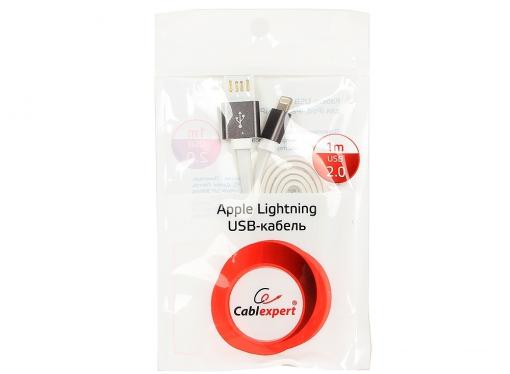 Кабель USB 2.0 Cablexpert, AM/Lightning 8P, 1м, темно-серый металлик