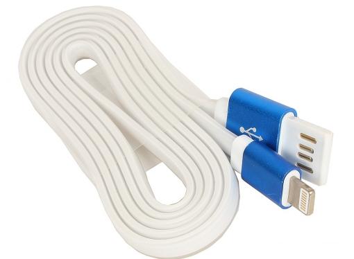 Кабель USB 2.0 Cablexpert, AM/Lightning 8P, 1м, синий металлик