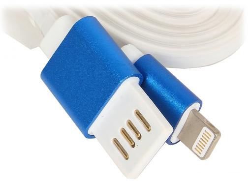 Кабель USB 2.0 Cablexpert, AM/Lightning 8P, 1м, синий металлик