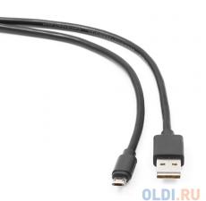 Кабель USB 2.0 Gembird/Cablexpert, двусторонние разъемы, AM/microB 5P, 1.8м, пакет (CC-mUSBDS-6)