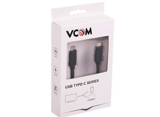 Кабель USB 3.1 Type Cm -- Cm с IC данные10Гб/с номинальный ток 5А длина 1M VCOM (CU420)