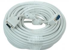 Кабель VGA Premium 15M/15M 20 м тройной экран, ферритовые кольца   CC-PPVGA-20M