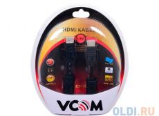 Кабель VCOM HDMI 19M/M ver:1.4-3D, 1,8m, позолоченные контакты, 2 фильтра (VHD6020D-1.8MB) Blister
