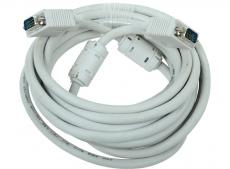 Кабель VGA Premium Gembird, 5.0м, 15M/15M, тройн.экран, феррит.кольца, пакет CC-PPVGA-5M