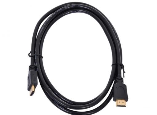 Кабель HDMI Gembird/Cablexpert 1.8м, v1.4, 19M/19M, черный, позол.разъемы, экран, пакет