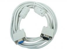 Кабель VGA Pro Gembird, 3.0м, 15M/15F, экран, феррит. кольца, пакет CC-PVGAX-10