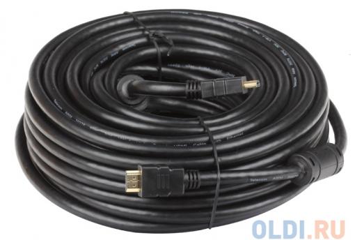 Кабель HDMI 19M/19M 20m ver:1.4 Telecom [VHD6020D-TC-20MC] позолоченные контакты, 2 фильтра, Carton Pack