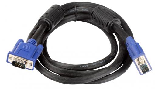 Кабель монитор-SVGA card (15M-15M) 1,8м 2 фильтра VCOM [VVG6448-1.8M]