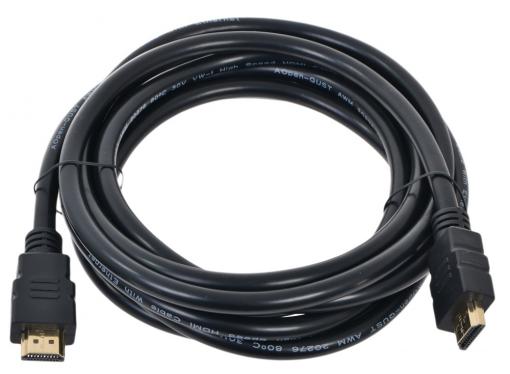 Кабель HDMI 19M/19M 3.0m ver:1.4 +3D/Ethernet AOpen [ACG511-3M] позолоченные контакты