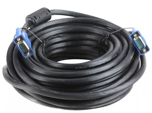 Кабель VGA AOpen (ACG341AD-15M) 15 м, 2 фильтра, (15M-15M)