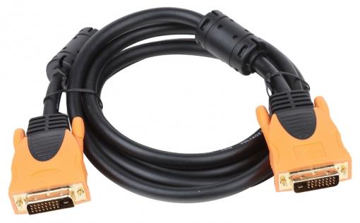 Кабель DVI-D 25M/25M 1.8м Dual Link Aopen [ACG446D-1.8M] 2 фильтра, позолоченные контакты