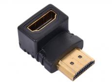 Переходник ORIENT C482, HDMI F/M (мама 90deg -папа)
