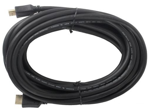 Кабель HDMI Gembird/Cablexpert, 7.5м, v1.4, 19M/19M, черный, позол.разъемы, экран, пакет  CC-HDMI4-7.5M
