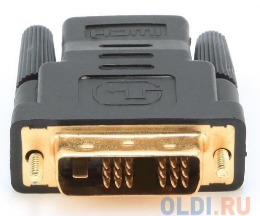 Адаптер (переходник) Gembird HDMI-DVI A-HDMI-DVI-2, 19F/19M, золотые разъемы, пакет