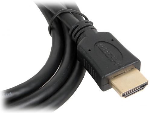 Кабель HDMI/miniHDMI 1.8м ver:1.4 +3D/Ethernet Gembird/Cablexpert CC-HDMI4C-6, черный, позол. v1.4, 19M/19M, 1.8м, 3D, Ethernet, черный, позол.