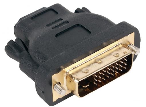 Переходник Aopen HDMI 19F to DVI-D 25M позолоченные контакты [ACA312]