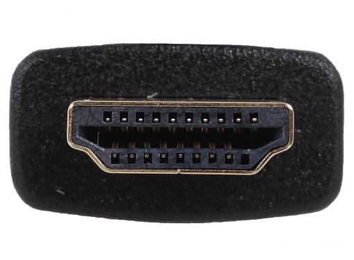 Переходник 3Cott 3C-HDMIM-HDMIF-AD206GP с HDMI/M на HDMI/F,  позолоченные коннекторы, черный