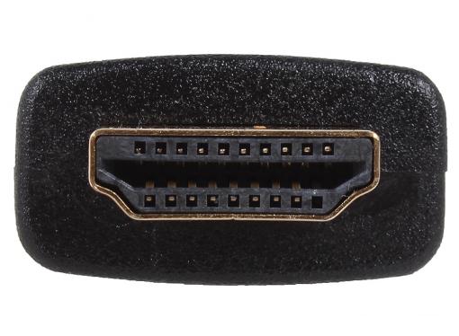 Переходник 3Cott 3C-HDMIM-HDMIM-AD208GP, с HDMI A/M на HDMI A/M, позолоченные коннекторы, черный