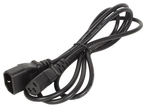 Кабель питания Telecom TP020-IEC320-C13/C14-1.8-BK