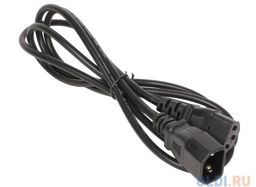 Кабель питания Telecom TP020-IEC320-C13/C14-1.8-BK