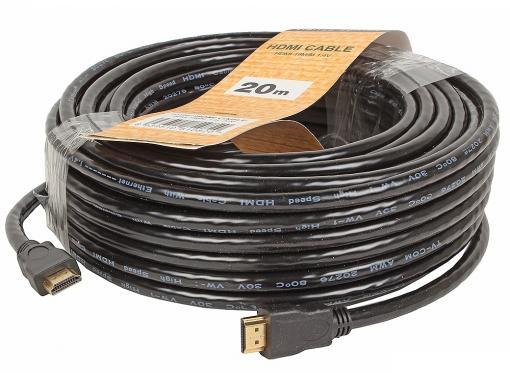 Кабель цифровой TV-COM HDMI19M to HDMI19M, V1.4+3D, 20m (CG150S-20M)
