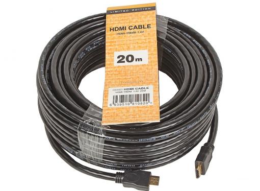 Кабель цифровой TV-COM HDMI19M to HDMI19M, V1.4+3D, 20m (CG150S-20M)