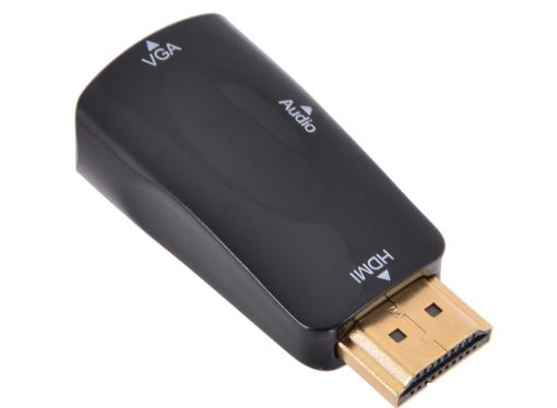 Адаптер HDMI M-VGA 15F+Audio ORIENT C118