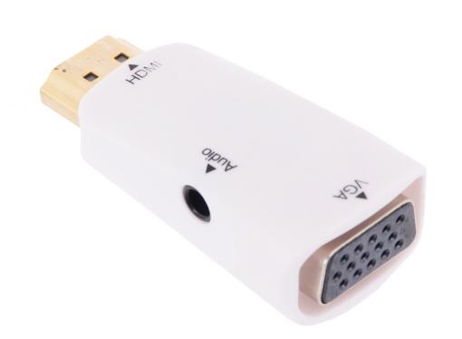 Адаптер HDMI M-VGA 15F+Audio ORIENT C119