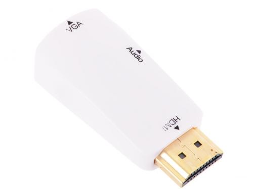 Адаптер HDMI M-VGA 15F+Audio ORIENT C119